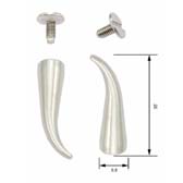 Punk Rock kúpos dísz szegecs 26 mm - NIKKEL